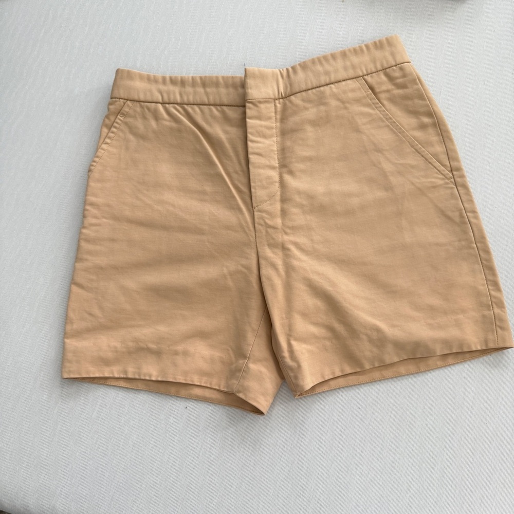Marni Tan High-Waisted Shorts